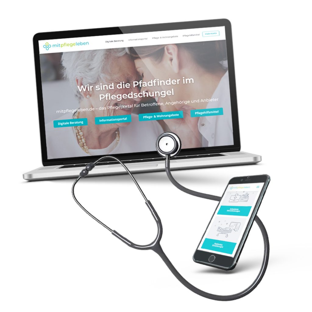 Mitpflegeleben: Pflegeberatung und -vermittlung auf digitaler Plattform