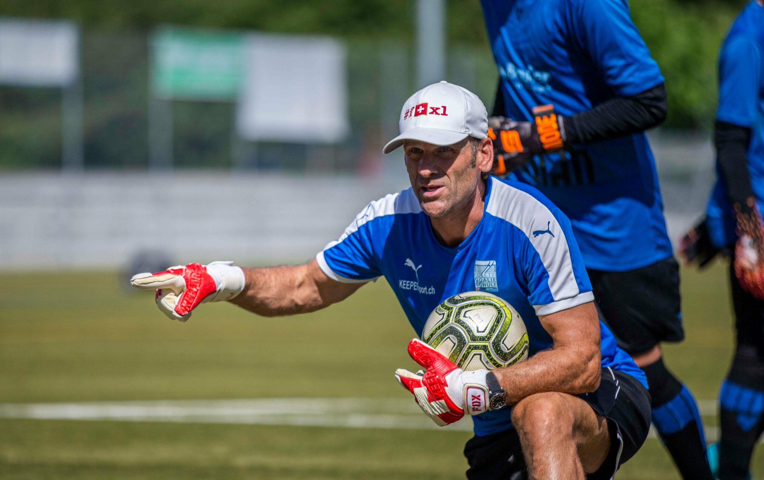 Cham: Goalie-Schule mit Patrick Foletti.
Stefan Kaiser (cham / Luzerner Zeitung)