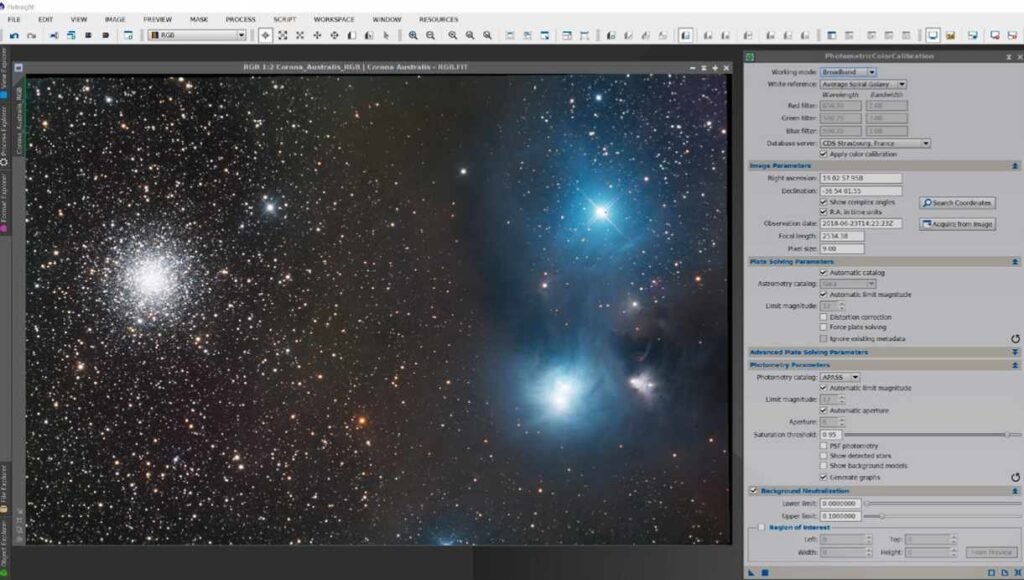 Processing: Framing a dark molecular cloud – BBC Sky at Night