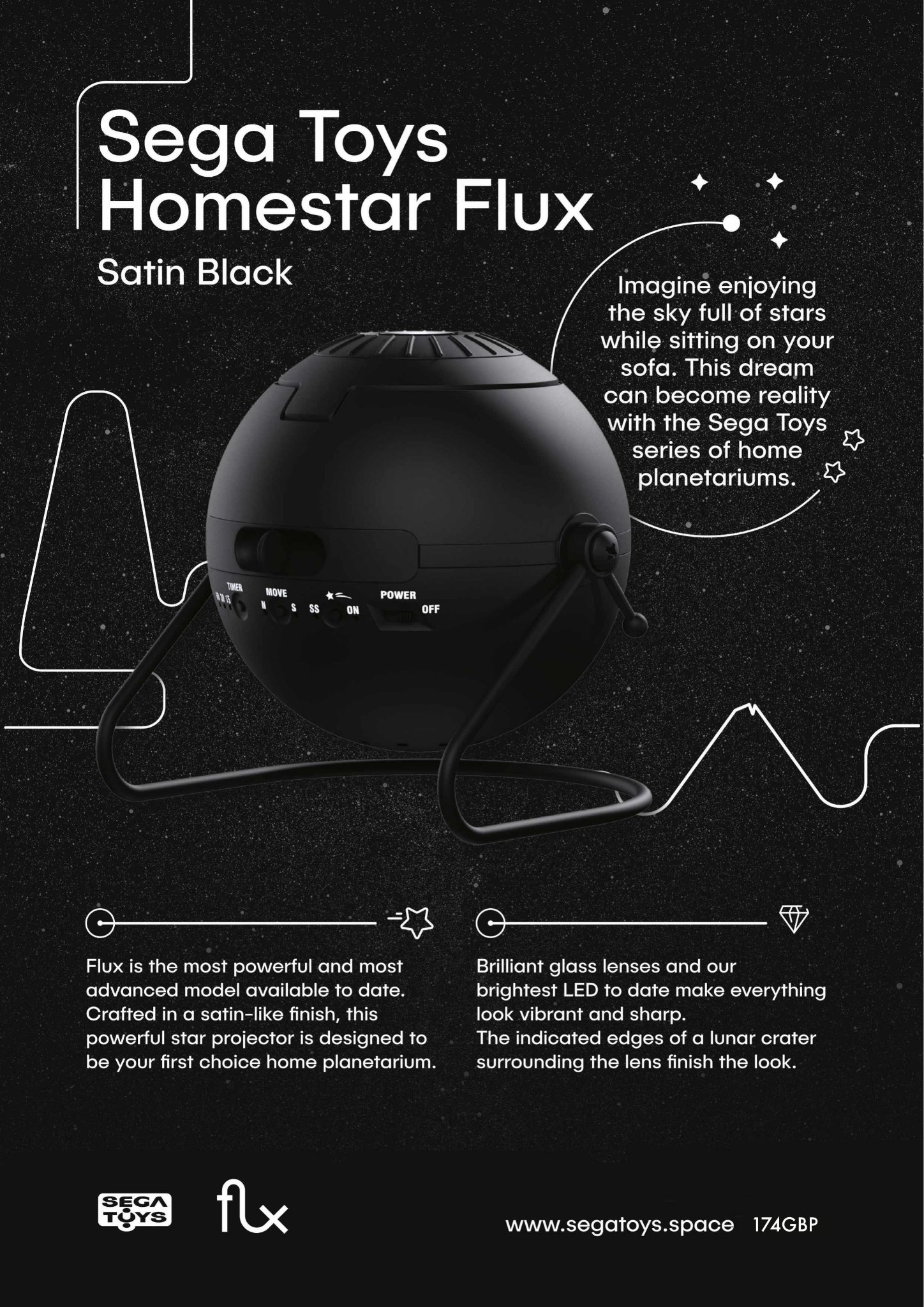 Sega Toys HomeStar Flux Planetarium - Ganymedes