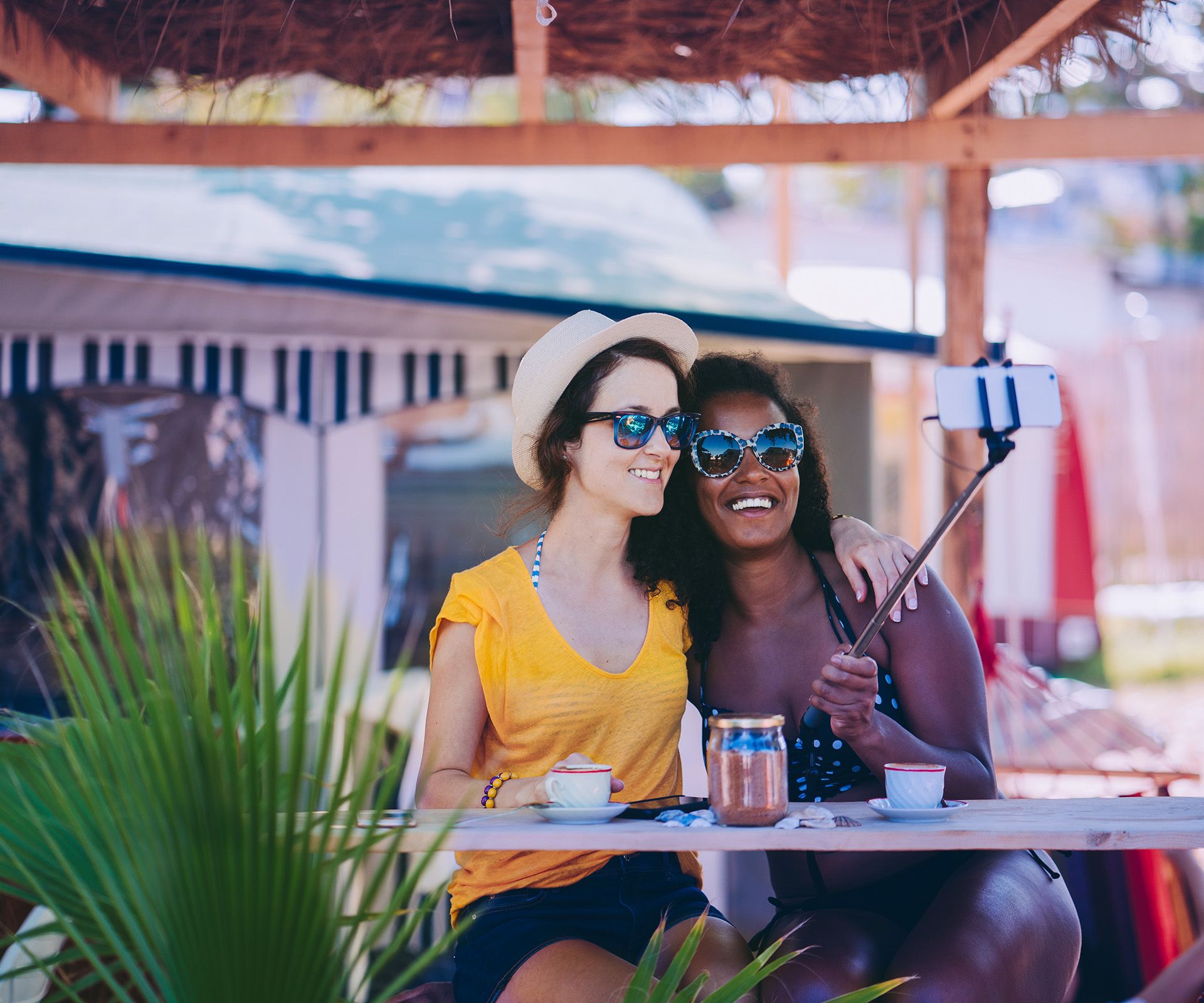 Freundinnen im Urlaub