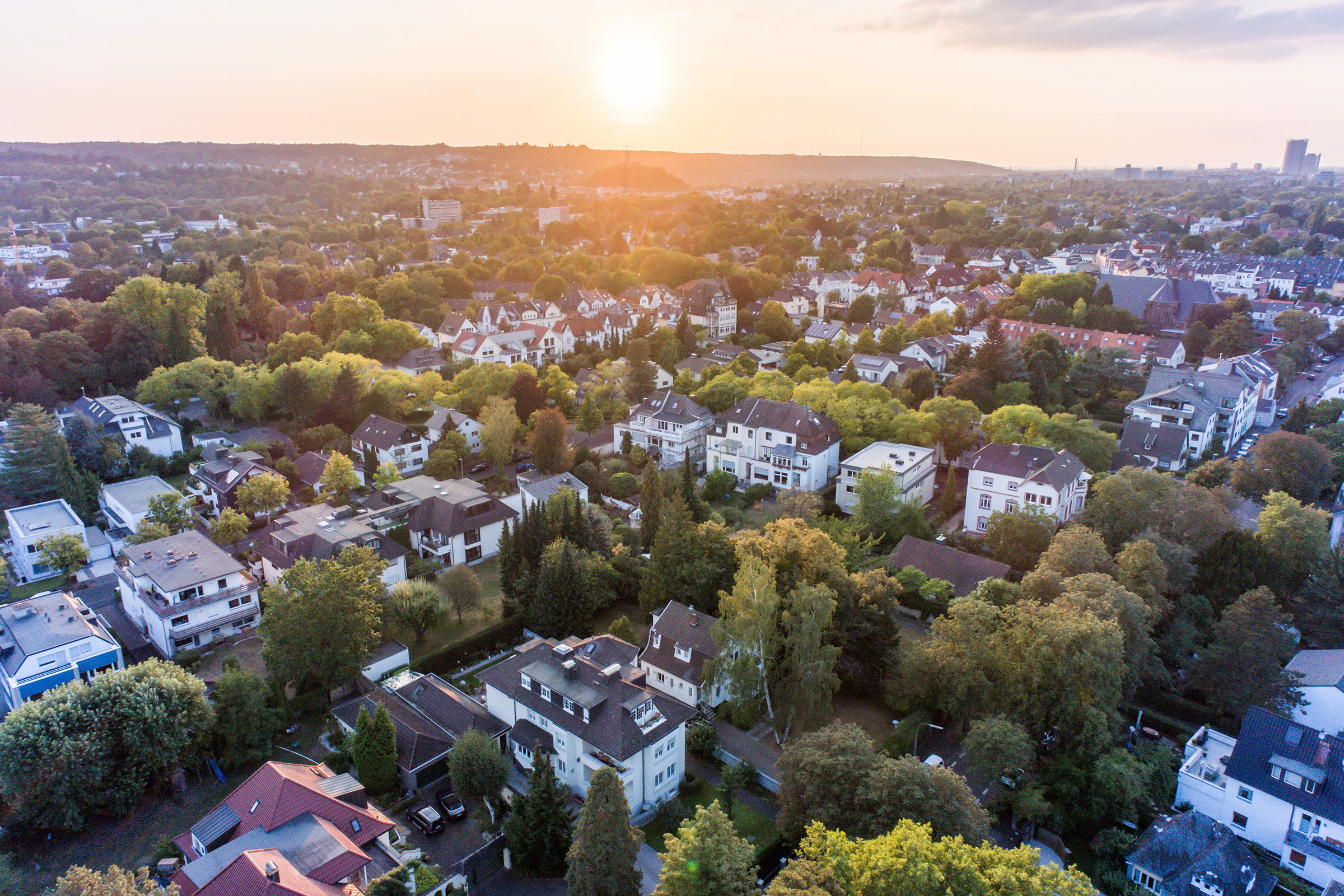 Luftaufnahme einer Stadt