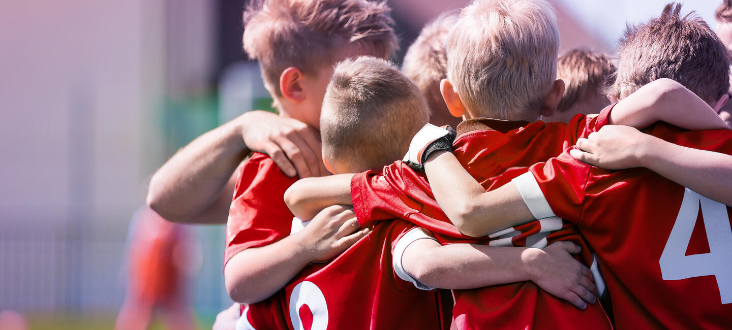 Kinder Fußballteam